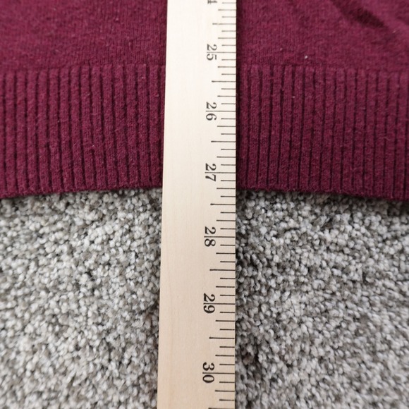 Hollister Sweater Mens M Red Pullover Knit Crewneck Sweatshirt Casual Preppy HCO - Picture 7 of 9